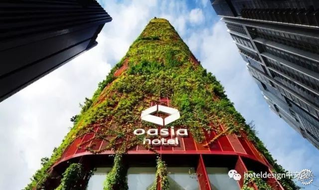 新加坡的生態(tài)建筑專業(yè)戶，又建了一個長滿綠植的酒店